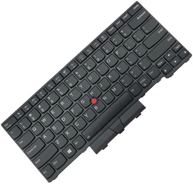 Alt view image 5 of 5 - USA US Layout New laptop keyboard for Lenovo IBM Thinkpad L14, L14 gen 1 Black with backlight and frame