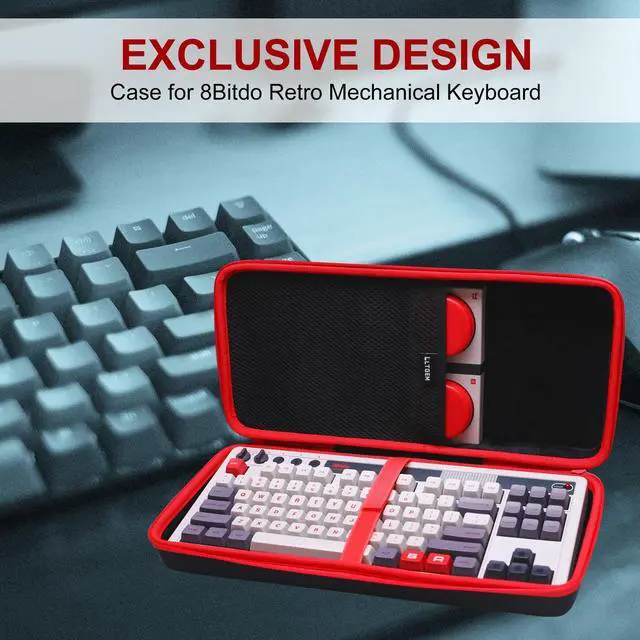 Alt view image 4 of 5 - LTGEM Case Compatible with 8Bitdo Retro Mechanical Keyboard(Inside: 15.3"x6.7"x1.3"), Case Only