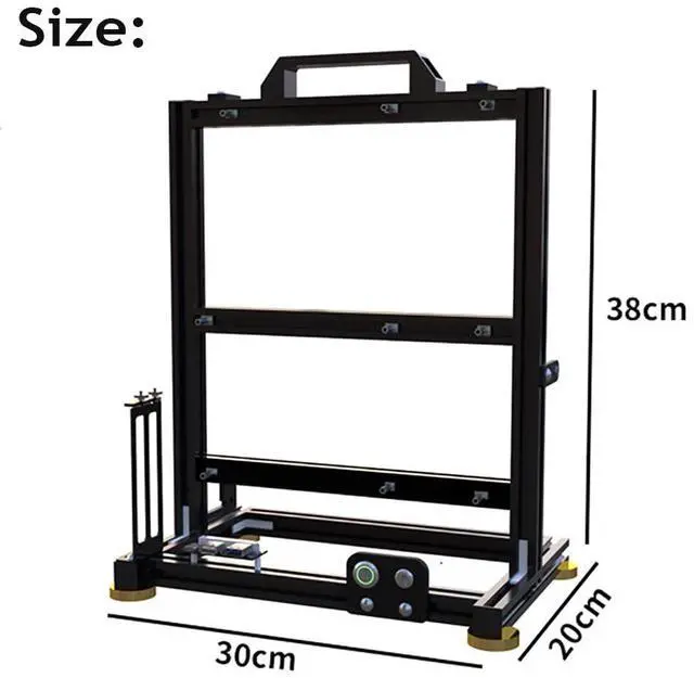 Alt view image 2 of 5 - Open Air Computer Case PC Test Bench ATX ITX MATX Motherboard Chassis Aluminum Bracket DIY Builiding Bare Frame Support ATX Power Supply 120 240 360 Liquid Cooling
