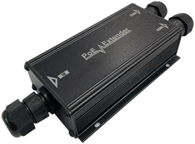 Main image of 2 Channel Gigabit PoE++ Extender Outdoor, 2 Port PoE Out, IP67 Waterproof, 10/100/1000Mbps, Wall-Mount, Comply with IEEE 802.3af/at/bt, 90W PoE Repeater/Amplifier/Booster for IP Cameras, VoIP Phone