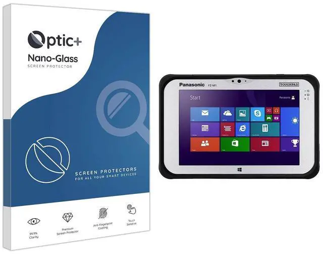 Main image of Optic+ Nano Glass Screen Protector Compatible With Panasonic Toughpad FZ-M1