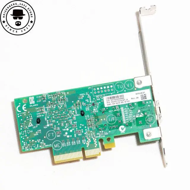Alt view image 3 of 4 - SXTAIGOOD MCX311A-XCAT ConnectX-3 EN 10G Ethernet 10GbE SFP+ PCI-E NIC