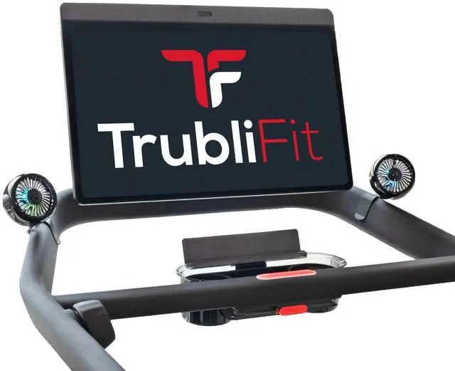 Alt view image 2 of 5 - Dual Fan and iPad Holder Bundle for The Peloton Tread - Tablet Mount and Custom Fan for Peloton Treadmill - Accessories Set for The Peloton Tread
