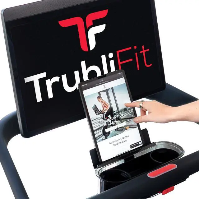 Alt view image 3 of 5 - Dual Fan and iPad Holder Bundle for The Peloton Tread - Tablet Mount and Custom Fan for Peloton Treadmill - Accessories Set for The Peloton Tread