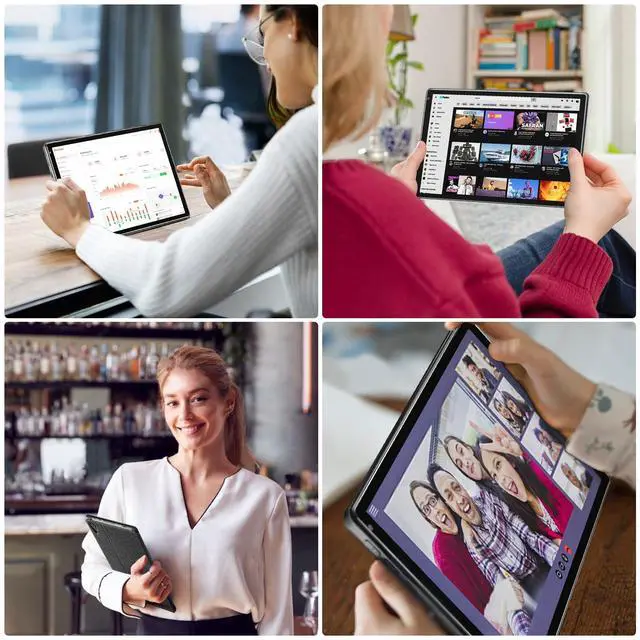 Alt view image 2 of 5 - Wainyok Tablet 10.1 inch Android 13 : Octa-Core Processor 2.0GHz, 6GB RAM 128GB ROM (1TB TF) | 2.4G/5G WiFi, Google GMS Bluetooth5.0 Dual Cameras