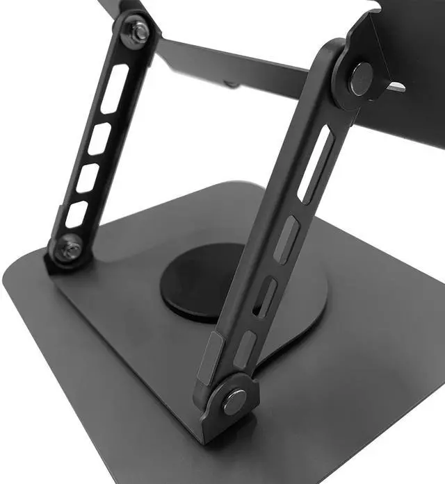 Alt view image 5 of 5 - WHuaRunSen Adjustable Laptop Stand, Desk Laptop Lift, Supports 360-degree Free Rotation, Ergonomic Computer Stand, Suitable for laptops and Tablets Under 17 inches, Black