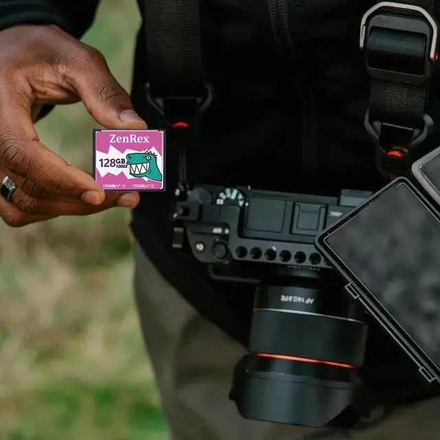 Alt view image 3 of 4 - ZenRex 128GB 2 Pack CompactFlash Memory Card CF Card UDMA High Speed for Camere