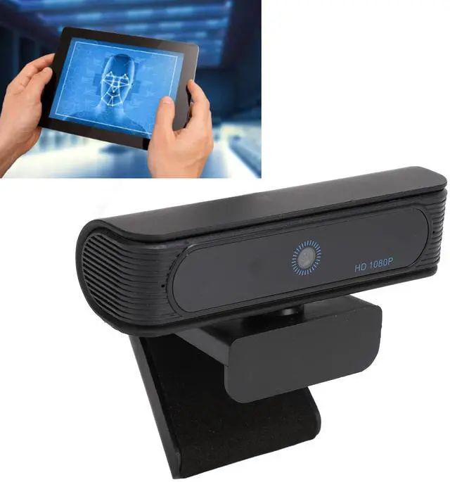 Alt view image 5 of 5 - Zopsc 4K Webcam for PC, IR Facial Recognition Camera with Full HD Wide Angle Lens, 1080p HD Video Conferencing Camera for Computer Laptop, for Wins 10 11