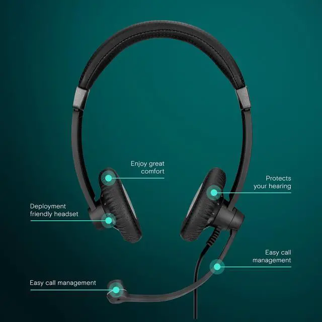 Alt view image 2 of 5 - SC 75 USB MS Binaural USB Headset