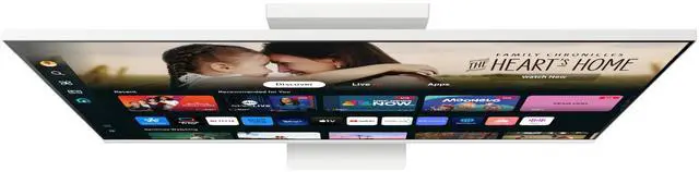 Alt view image 3 of 5 - SAMSUNG 32-Inch M8 (M80D) Series 4K UHD Smart Monitor with Streaming TV, Speakers, HDR10+, AI Upscaling, USB-C, Ergonomic Stand, SlimFit Camera, Gaming Hub, LS32DM801UNXZA, 2024