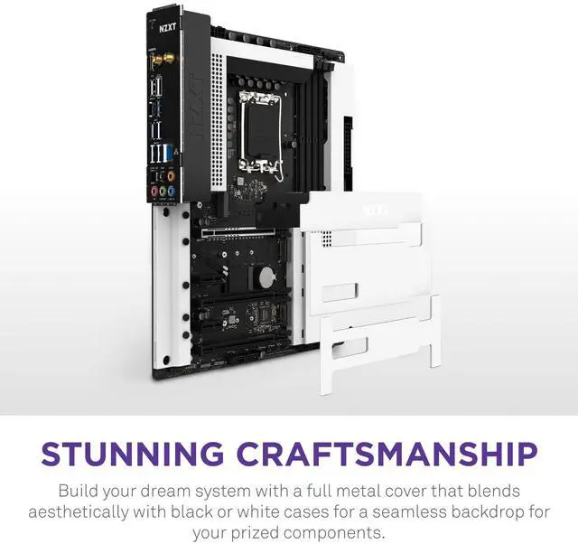 Alt view image 4 of 5 - NZXT N7 Z790 ATX Gaming Motherboard - Intel Z790, WiFi 6E, Bluetooth, White