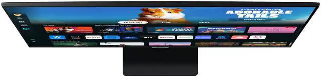 Alt view image 2 of 5 - SAMSUNG 27-Inch M5 (M50D) Series FHD Smart Monitor with Streaming TV, Speakers, HDR10, Gaming Hub, Multiple Ports, Workout Tracker, Vision Accessibility Tools, LS27DM500ENXGO, 2024