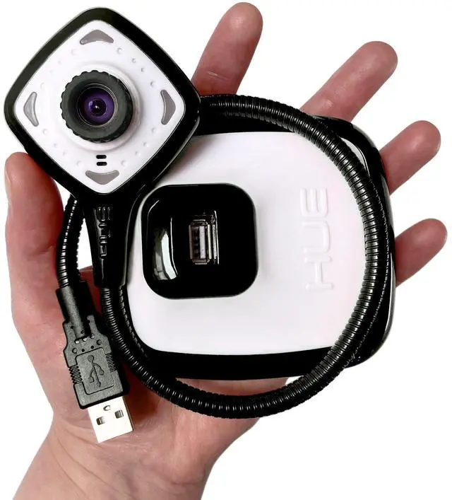 Alt view image 4 of 5 - HUE HD Pro Flexible USB 11x17 Document Camera and Classroom Visualizer for Teachers: Built-in Microphone/Lights, Windows, macOS, Chromebook Compatibility (Black Camera)