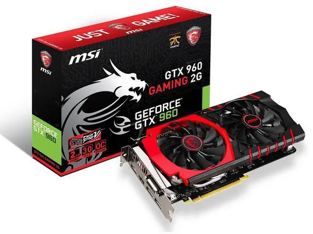Main image of MSI Video Card GTX 960 GAMING 2G