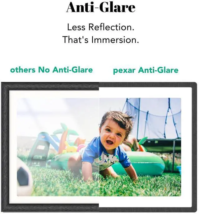 Alt view image 3 of 5 - Lexar 32GB Micro SD Card 3 Pack and pexar 2K 11-inch Digital Picture Frame