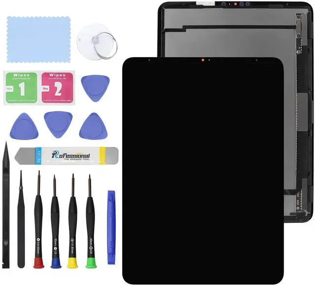 Main image of 11" New Screen Replacement for iPad Pro 11 2nd Gen A2068 A2230 A2228 A2231 (2020) LCD Display Touch Glass Screen Digitizer Panel Assembly Replacement Part with Tools