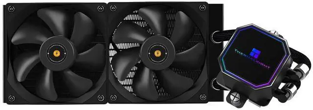 Main image of Thermalright Frozen Prism 240 Black CPU Liquid Cooler,Efficient PWM Controlled Pump 3300RPM,TL-E12 Series PWM Fan×2,Water Cooling Computer Parts,for AMD AM4/AM5,Intel LGA1150/1151/1200/1700/2011