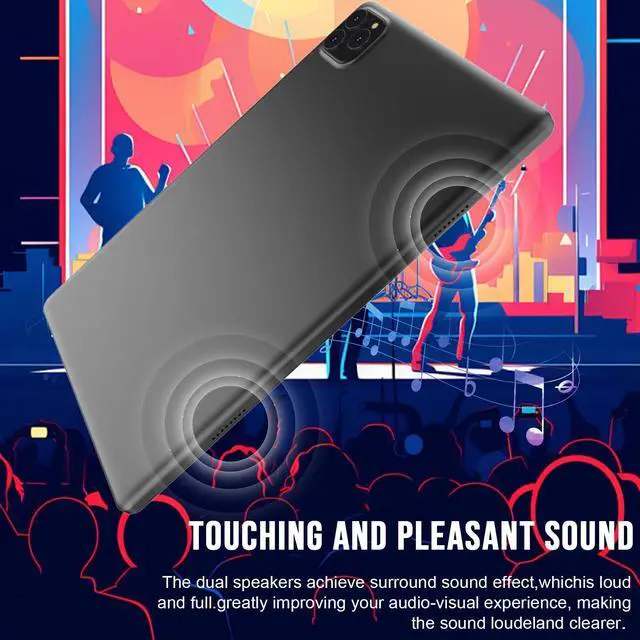 Alt view image 5 of 5 - Andoird 14 Tablet 10 inch, 2 in 1 Tablets with Keyboard Case Stylus Mouse, 10GB RAM 64GB ROM 1TB Expand, Octa-Core 2.0Ghz, 5G WiFi, BT5.0, 6000mAh, 8MP Camera, 1280 x 800 HD Screen, Widevine L1, GMS