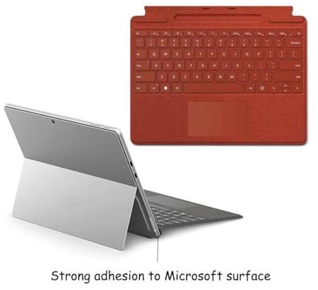Alt view image 5 of 5 - Pro 10 Signature Keyboard with Slim Pen Compatible with Microsoft Surface Pro 10/11 Signature Keyboard with Slim Pen,Surface Pro 11/9 Signature Keyboard with Slim Pen(Poppy Red)
