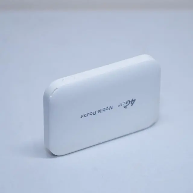 Alt view image 5 of 5 - HOSAYA Portable WiFi 4G LTE SIM Card Router Built-in Battery 10 Wireless Users High Speed Portable Travel Hotspot Mini Router Unlocked 4G mifi Pocket WiFi Modem (LED Light HM7)