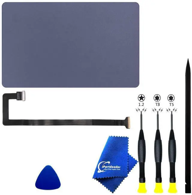 Main image of iPartsleader A2941 Trackpad Replacement for MacBook Air (Retina,15-inch,M2,2023) Force Touch Touchpad with Cable 821-04178-A EMC 8301 (Midnight)