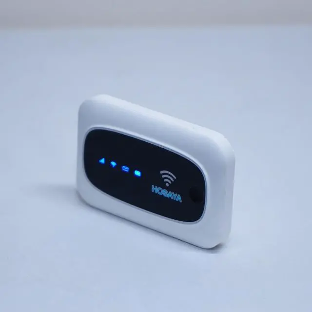 Alt view image 4 of 5 - HOSAYA Portable WiFi 4G LTE SIM Card Router Built-in Battery 10 Wireless Users High Speed Portable Travel Hotspot Mini Router Unlocked 4G mifi Pocket WiFi Modem (LED Light HM7)