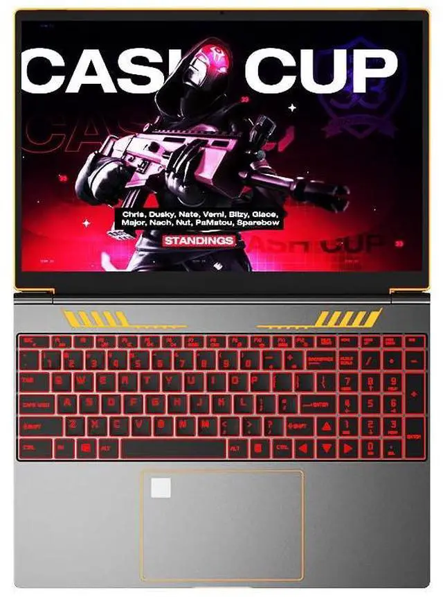 Alt view image 3 of 5 - KBJPADS 16-inch Gaming Laptop, 16GB DDR4, 512GB SSD, Intel N95, Windows 11, Backlit Keyboard, 1920P IPS Display