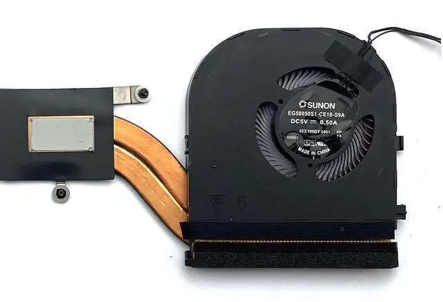 Alt view image 3 of 5 - Prefer Warehouse CPU+GPU Cooling Fan with Heatsink Compatible with Lenovo Thinkpad X1 Extreme 2nd Gen(20QV 20QW) ThinkPad P1 Gen 2 (20QT 20QU) 02XR044