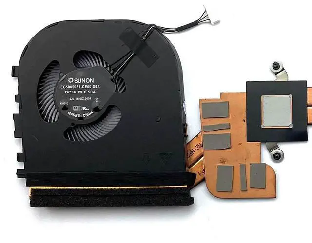Alt view image 4 of 5 - Prefer Warehouse CPU+GPU Cooling Fan with Heatsink Compatible with Lenovo Thinkpad X1 Extreme 2nd Gen(20QV 20QW) ThinkPad P1 Gen 2 (20QT 20QU) 02XR044