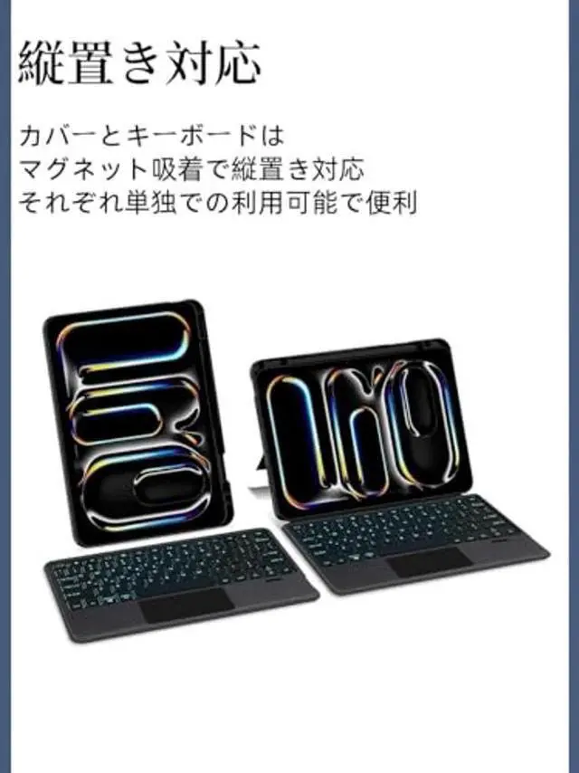 Alt view image 5 of 5 - SGTMAYX Magnetic Keyboard Case for iPad Mini7 A17 Pro 2024/ iPad Mini 6th Generation, Detachable Keyboard with Backlit, Adjustable Stand