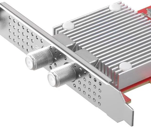 Alt view image 5 of 5 - TBS 6205se DVB-T2 / C2 / T/C(J.83A/B/C) / ISDB-T/C / ATSC1.0 Quad PCIe Digital TV Tuner Card for PC