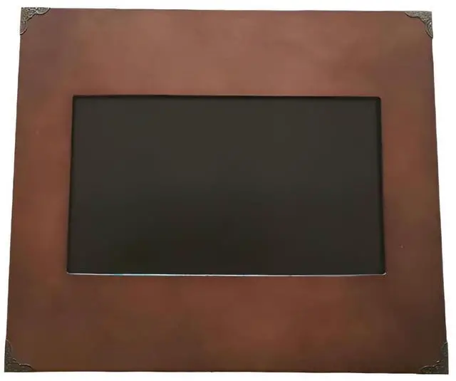 Alt view image 2 of 5 - Dungeon Master Screen with Monitor by Yamata Labs - DM Screen with Digital Display - Antique Dark Wood, Portable & Lightweight DM Screen with Monitor - Premium Design for Versatile RPG Scenarios
