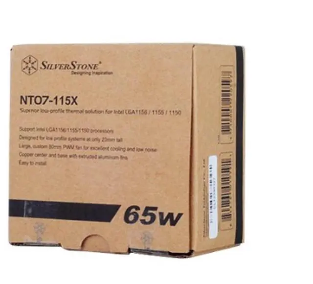 Alt view image 5 of 5 - Silverstone Tek Super Slim Profile CPU Cooler LGA 1156/1155/1150 Intel LGA115X NT07-115X