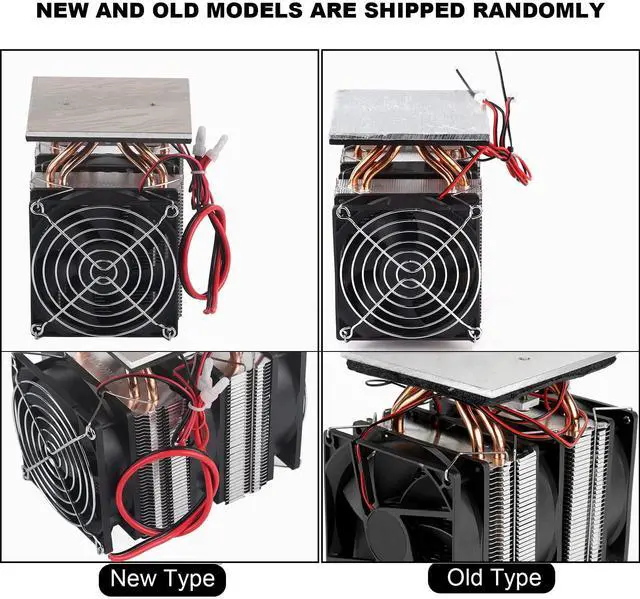 Alt view image 4 of 5 - DC 12V 10A Mini Thermoelectric Cooler Heat Sink Module Semiconductor Refrigeration Kit Air Conditioner Cooling System