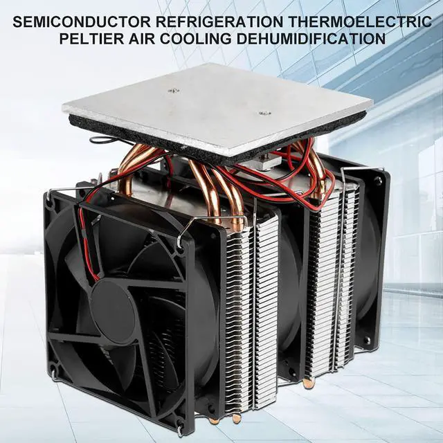 Alt view image 5 of 5 - DC 12V 10A Mini Thermoelectric Cooler Heat Sink Module Semiconductor Refrigeration Kit Air Conditioner Cooling System