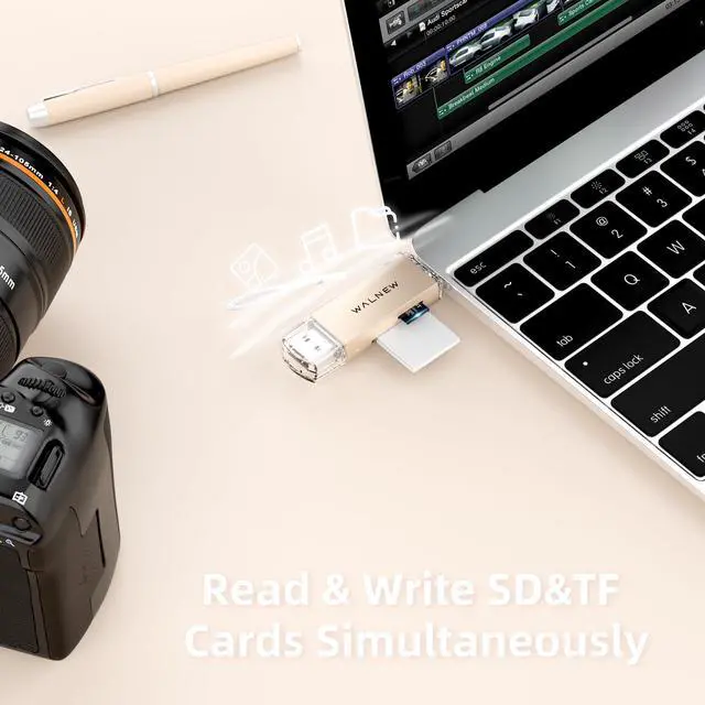 Alt view image 4 of 5 - USB 3.0 Ethernet Aapter & SD Card Reader Bundle