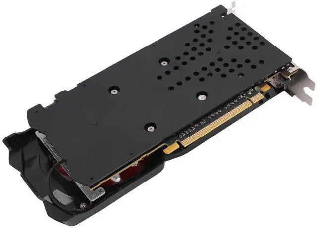 Alt view image 5 of 5 - Yunir Game Graphics Card, RX580 8GB GDDR5 256bit Quiet Cooling Fan PCIe Gaming Graphics Card, with PCI Express 2.0 16X Slot, PCB Material, for Desktop PC