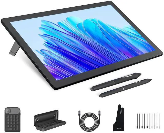 Main image of HUION KAMVAS Pro 19 4K UHD Drawing Tablet with Touch Screen, 96% Adobe RGB Drawing Monitor with 1.07 Billion Colors, PenTech 4.0 Stylus PW600, 16384 Pen Pressure, Slim Pen, Keydial Mini, 18.4inch