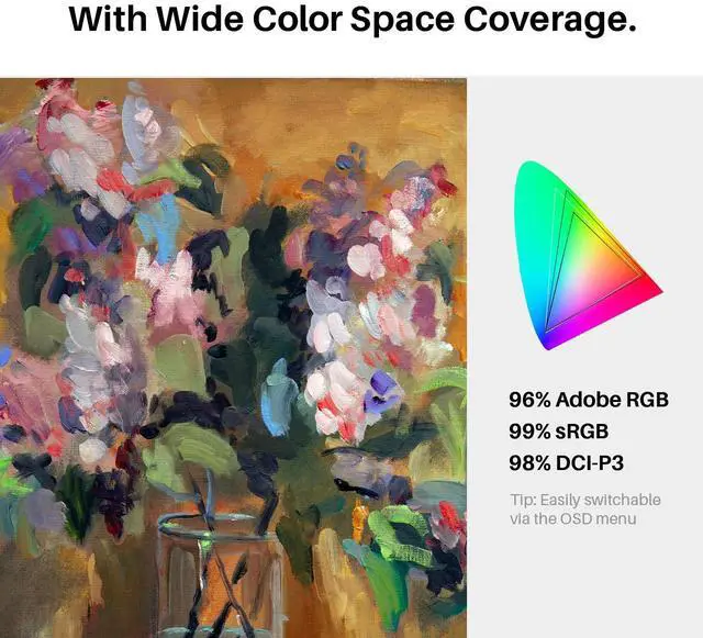 Alt view image 4 of 5 - HUION KAMVAS Pro 19 4K UHD Drawing Tablet with Touch Screen, 96% Adobe RGB Drawing Monitor with 1.07 Billion Colors, PenTech 4.0 Stylus PW600, 16384 Pen Pressure, Slim Pen, Keydial Mini, 18.4inch