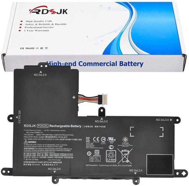 Main image of PO02XL Laptop Battery for HP Stream 11-R 11-R014WM 11-R010NR 11-Y 11-AH 11-AK 11-AH011WM Series P002XL 823908-1C1 824560-005 824536-850 HSTNN-IB7G HSTNN-DB7G TPN-Q166 823908-2C1 PO02037XL-PL 7.6V 37Wh