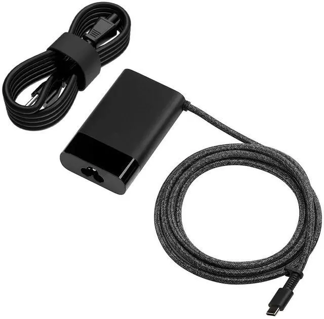 Main image of 65W Slim Travel HP USB C AC Charger for Spectre x360 EliteBook x360 ProBook x360 Chromebook x360 Elite x2 Split x2 Fast Charging Type C Laptop Power Suppy Adapter Cord