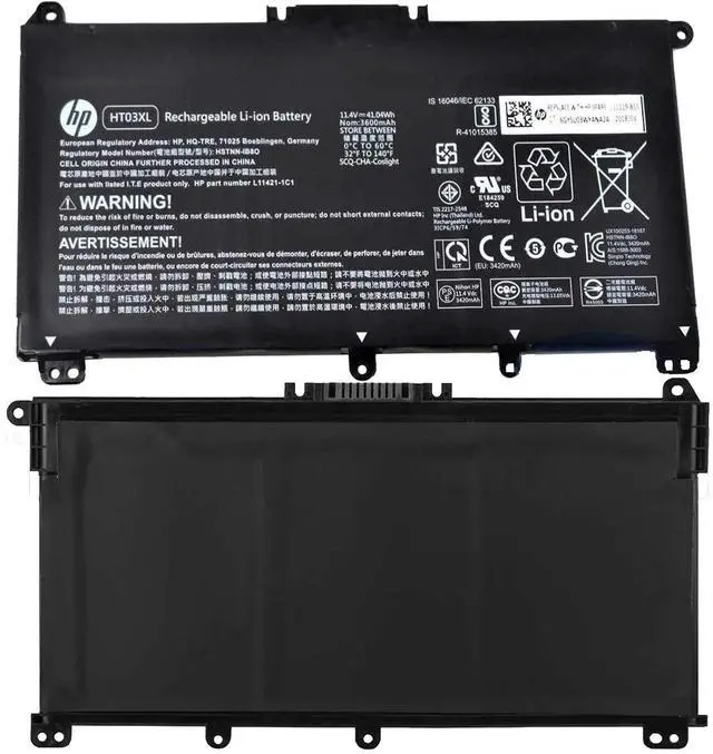 Alt view image 5 of 5 - HP HT03XL HSTNN-IB8O HSTNN-UB7J Laptop Battery Replacement for HP Pavilion 14-CE 15-CS 15-DA 250 255 430S G7 Series HTO3XL HSTNN-LB8L HSTNN-IB8OL HSTNN-DB8SL HSTNN-DB8R HSTNN-LB8M 41.9Wh 3Cells