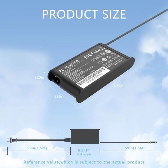 Alt view image 4 of 5 - 170W Thinkpad AC Adapter Charger Compatible with Lenovo Thinkpad Gen 6 5 4 3 2 1,P50 P51 P52 P53 P70 P71 P73 W541 W540 T15g T15p P16v P15v P15 P15g P16 P17 P1 X1,Legion Slim 5 S7 LOQ Power Adapter