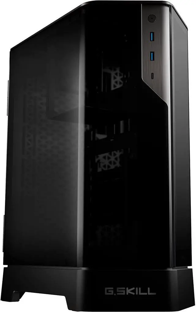 Alt view image 2 of 5 - G.SKILL Z5i Mini-ITX Curved Tempered Glass Case - Black (GC-MKGW1-Z5I)