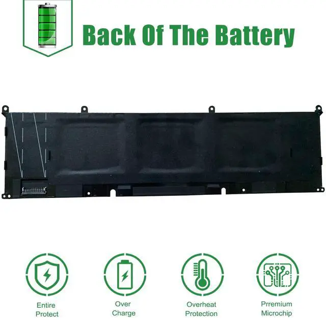 Alt view image 5 of 5 - JIAZIJIA 8FCTC Laptop Battery Replacement for Dell G15 5510 5511 5515 5520 5521 5525 G7 7500 Precision 5550 5560 Inspiron 7510 7610 Series Notebook 0DVG8M DVG8M 0P8P1P P8P1P Black 11.4V 56Wh 4650mAh