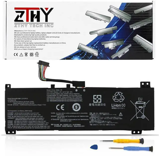 Main image of ZTHY L20C4PC0 L20D4PC0 Laptop Battery Replacement for Lenovo Legion 5-15ACH6 5-15ACH6A 5-15ACH6H 5-15IAH7 5-15IAH7H 5-15ITH6 5-15ITH6H Ideapad Gaming 3-15ACH6 Series L20L4PC0 L20M4PC0 15.36V 60Wh