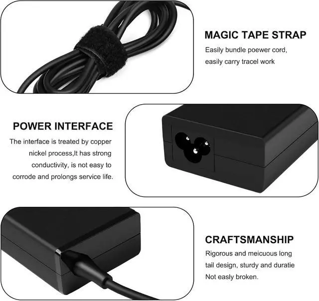 Alt view image 3 of 4 - 45W Genuine Charger for Acer Aspire 5 A514-54 A515-47 A514-54-501Z Laptop AC Power Supply Adapter Cord