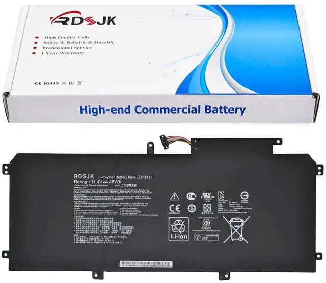Main image of C31N1411 Laptop Battery for ASUS ZenBook U Series UX305 UX305F UX305C UX305CA UX305FA UX305FA-USM1 U305 U305L U305F U305CA U305LA U305FA U305FA5Y10 U305UA UX305CA-EHM1 FC167T 0B200-01180000 11.4V 45Wh
