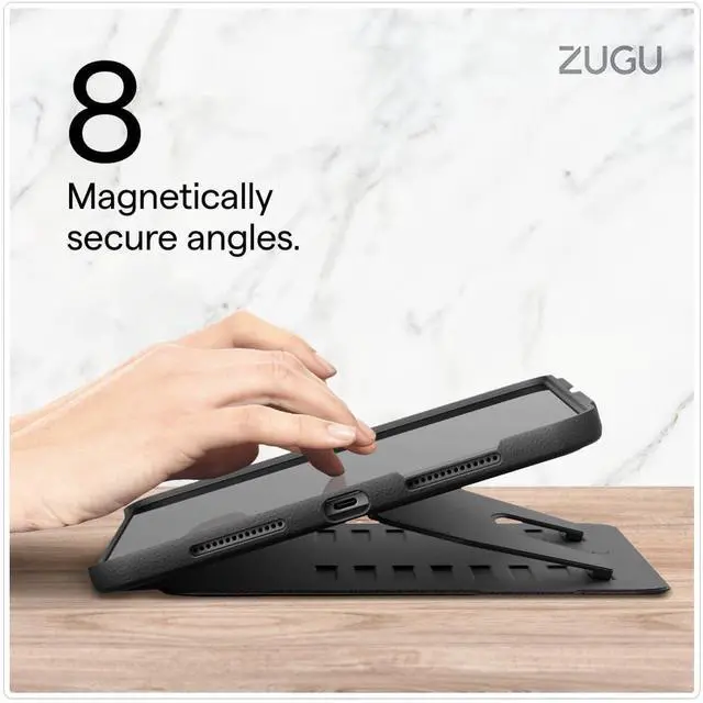 Alt view image 3 of 5 - ZUGU Case for iPad Pro 11 (M4) 2024, Slim Protective Cover with Apple Pencil Holder, Auto Wake/Sleep, Multiple Viewing Angles, iPad Pro 11 Inch Case, Sturdy & Durable Phone Cover, Pine
