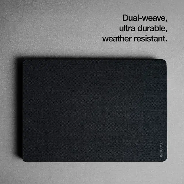 Alt view image 2 of 5 - Incase Textured Hardshell Woolenex - MacBook Pro 13 inch Case - 2020, 2019, 2018, 2017, 2016 - MacBook Case, Laptop Cover, Protective Hard Shell, Scratch Resistant, Lightweight - Heather Navy